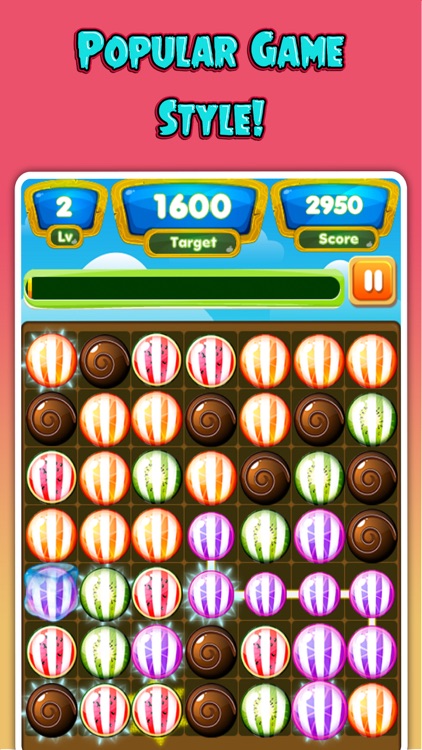 Candy Fruits Mania - Juicy Fruit Puzzle Connect