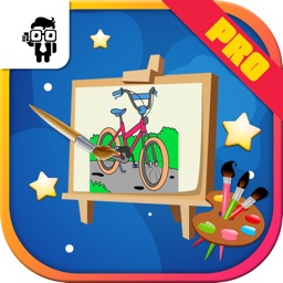 Transporting Kids Coloring Book Pro