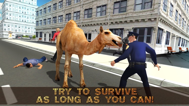 Angry Camel City Rampage Simulator 3D screenshot-3