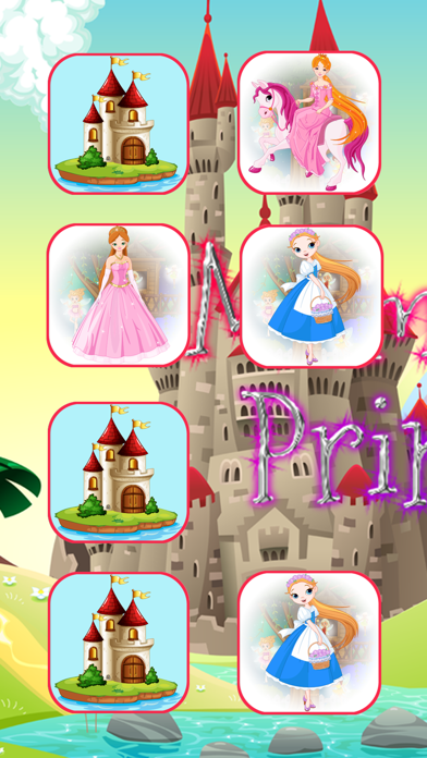 Princesse et jeux de correspondance pour enfantCapture d'écran de 1