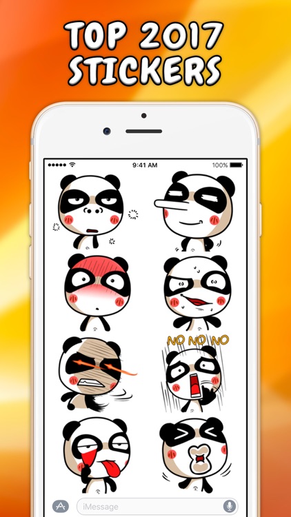 Panda EMOJI Stickers! screenshot-3