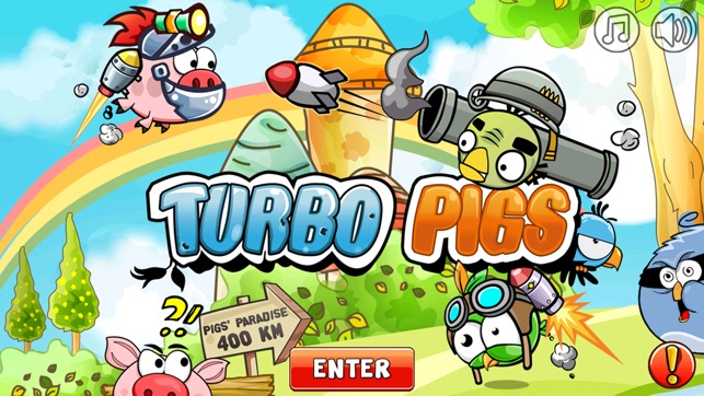 Turbo Pigs - Run Piggy Run!(圖1)-速報App