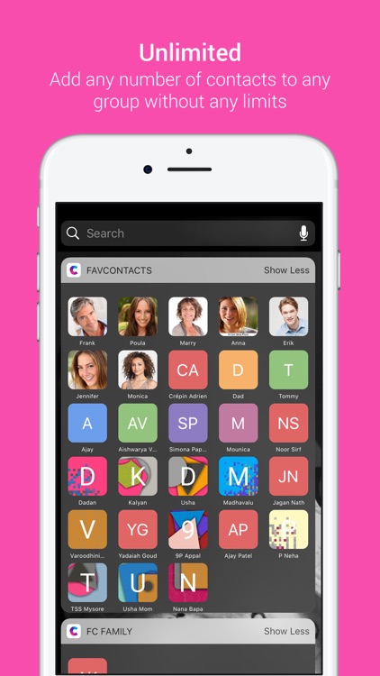 Favourite Contacts Launcher with Phone Dialer