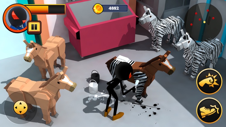 Criminal Stickman Escape 3D screenshot-3