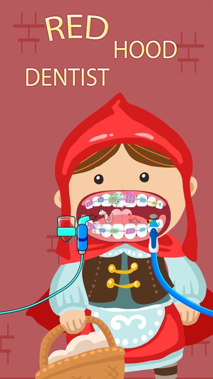 Dentist Doctor Treat Little Girl Red Hood