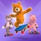 Skate the streets with your plush squad