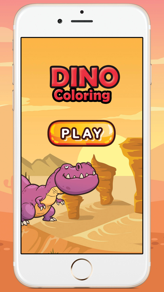 Coloring Pages Game Dinosaur for Girls  Boys