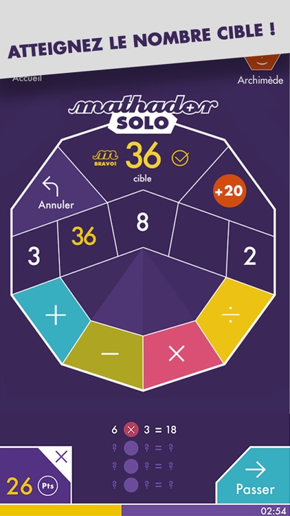 Mathador Solo - Jeu mathématique de calcul mental