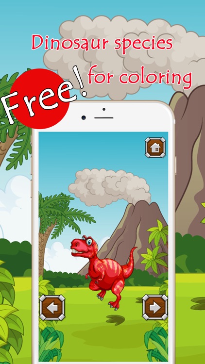 Dinosaur Coloring Book Paint Games For Kids Free