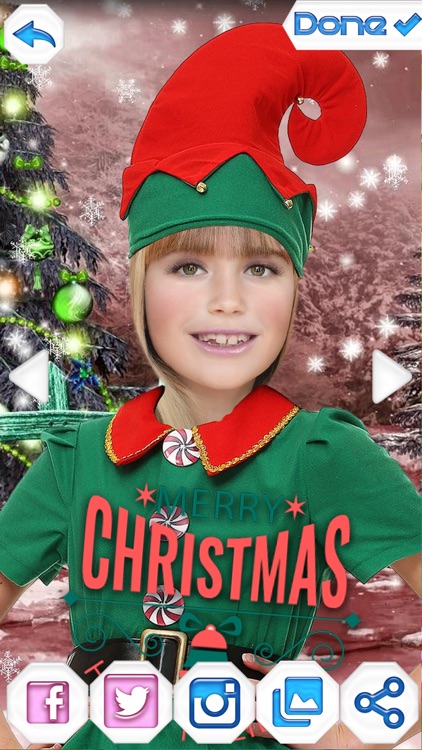 Elf Photo Booth – Christmas Camera Pic Stickers screenshot-3