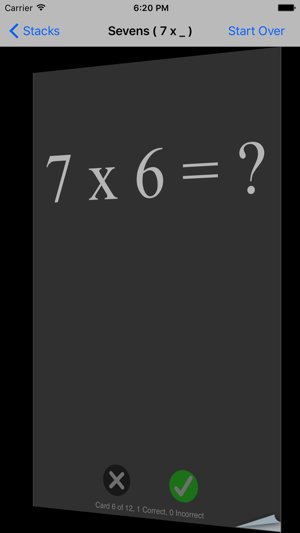 Simple Multiplication - Table