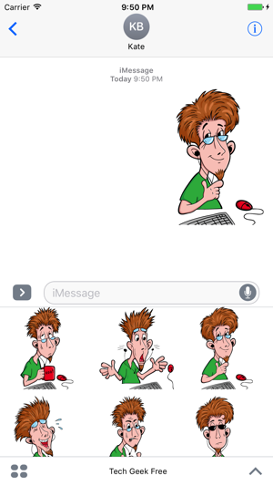 Tech Geek Free - Stickers for iMessage(圖2)-速報App