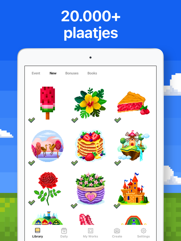 Pixel Art - Kleuren op nummer iPad app afbeelding 2