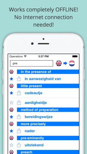 Offline English Dutch Dictionary (Woorde