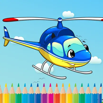 Helicopter Coloring Pages For Learn painting Cheats