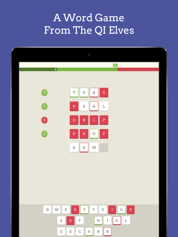 Screenshot #4 pour Qiktionary – The 4-letter Game