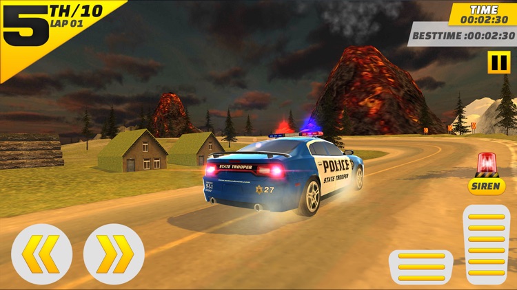 Police Car Death Racing Sim-ulator 2017 screenshot-4