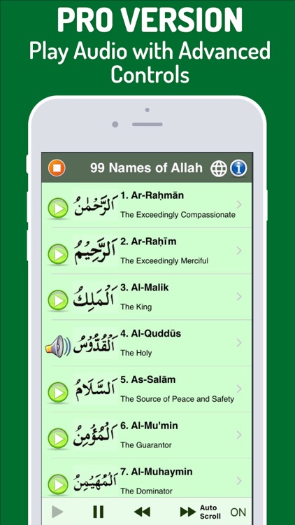 99 Names of Allah (Pro) - الله : with Audio Islam