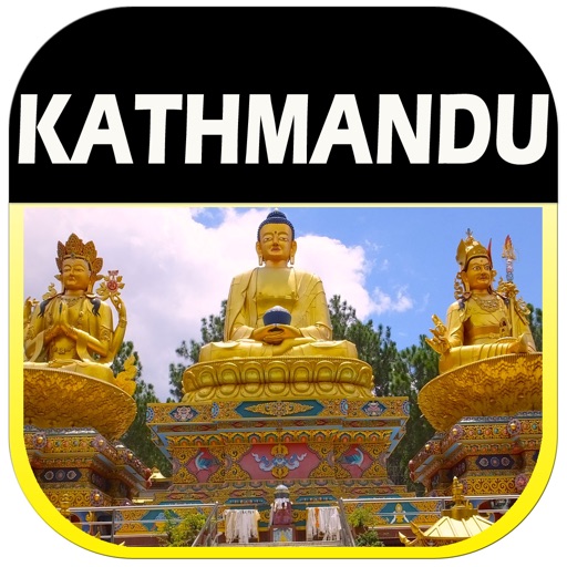 Kathmandu, Nepal Offline Travel Map Guide