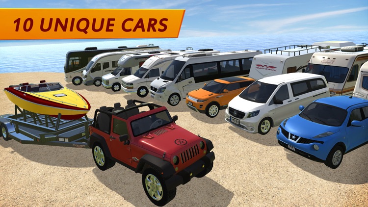 Camper Van Beach Resort Truck Simulator screenshot-4