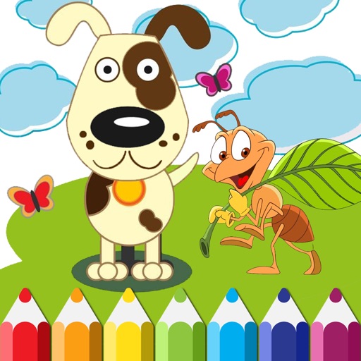 Free Patrol And The Ant Coloring Book Games iOS App