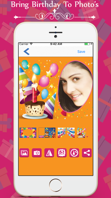 How to cancel & delete Birthday Photo Frames app from iphone & ipad 1