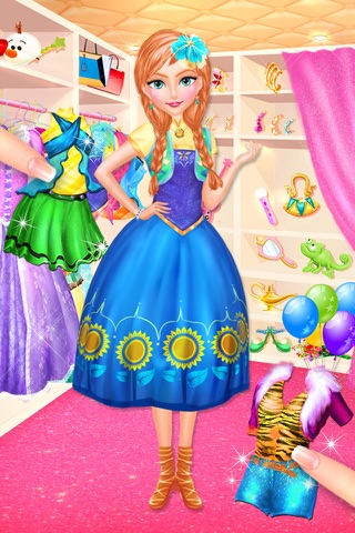 Movie Star Princess Makeover - Costume Dress up screenshot 3