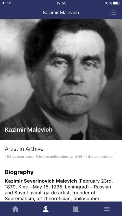 Malevich: artworks, stories, bio