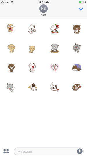 Animated Stary Cat Stickers For iMessage(圖5)-速報App