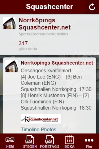 Squashcenter screenshot 2