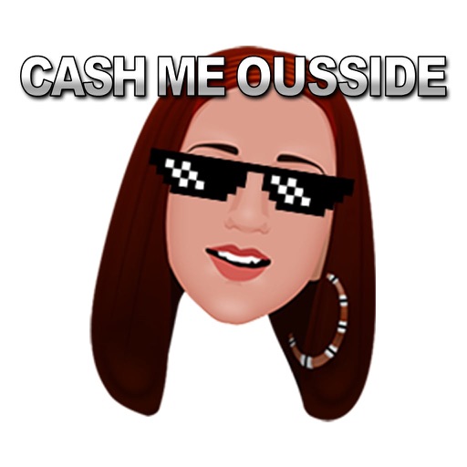 CASH ME OUSSIDE EMOJI - Best new MEME Emojis icon