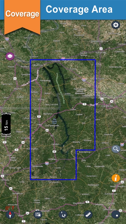 Kentucky & Barkley offline lake and park trails
