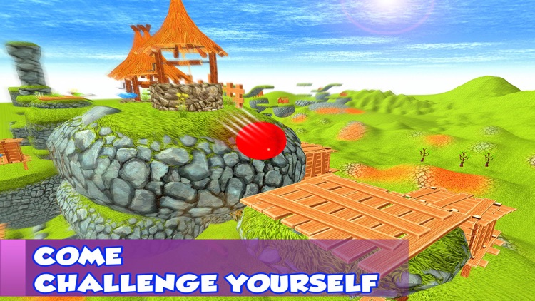 Red Bouncy Ball Balance Pro 3D