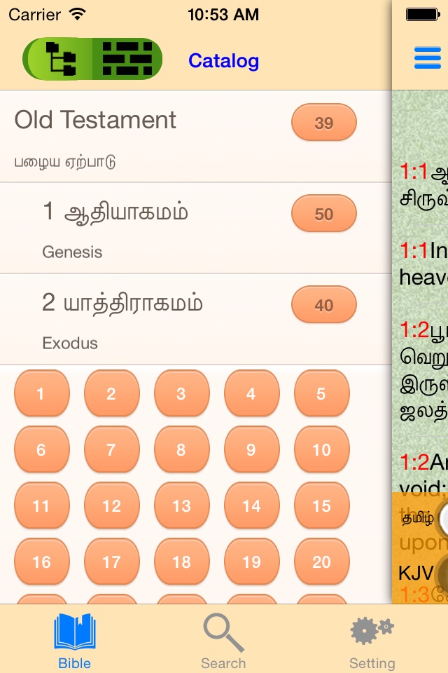 Tamil English Audio Holy Bible screenshot 2