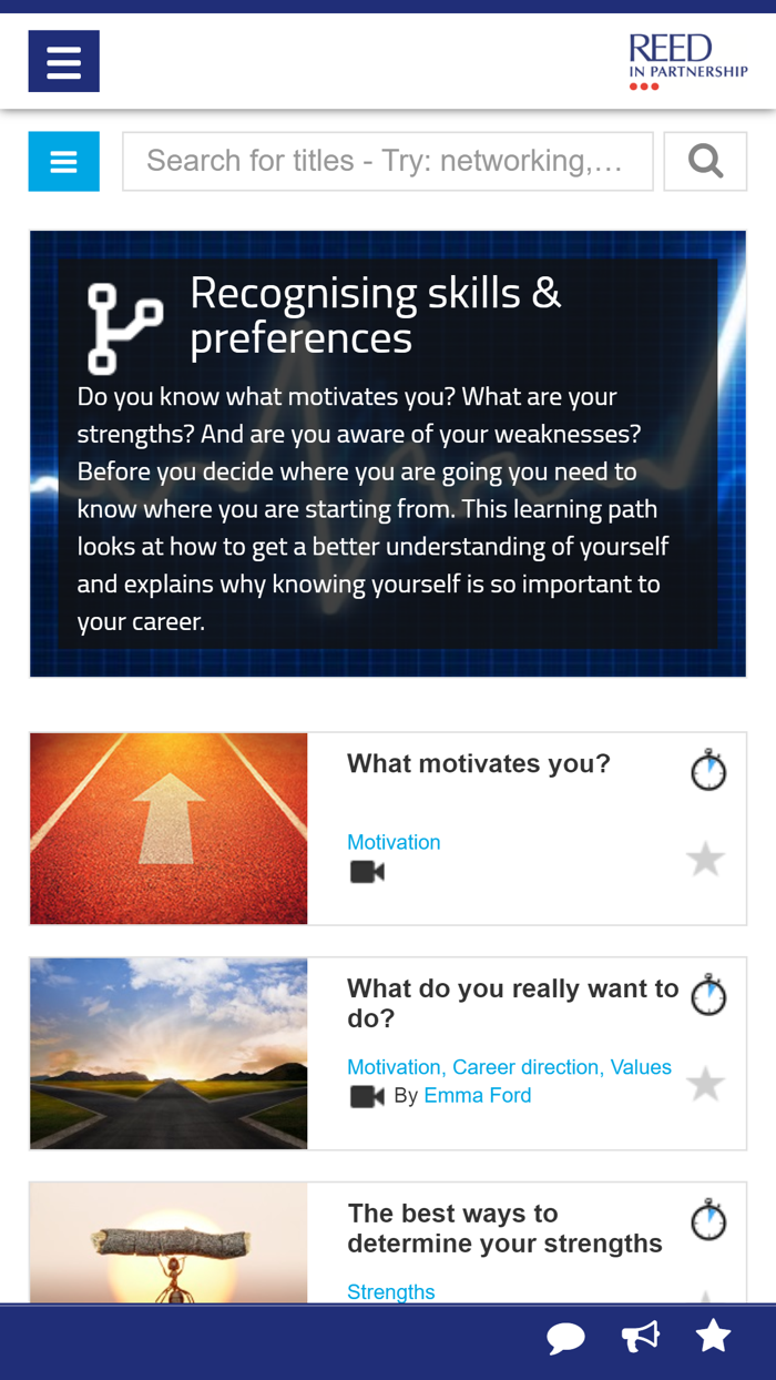 Reed in Partnership Portal