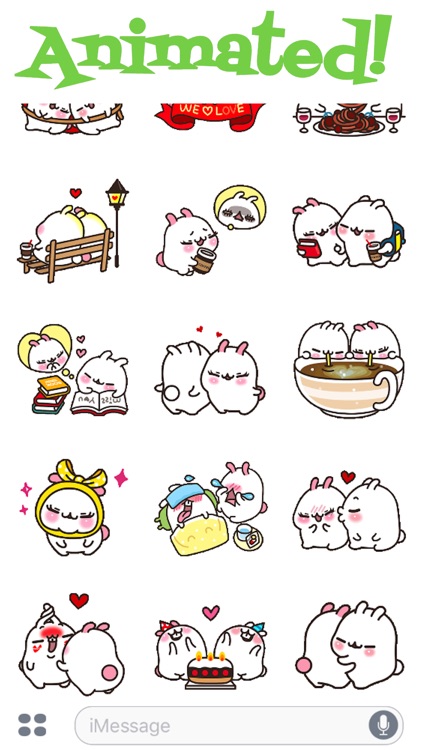 Lovely Rabbit Love Animated screenshot-3