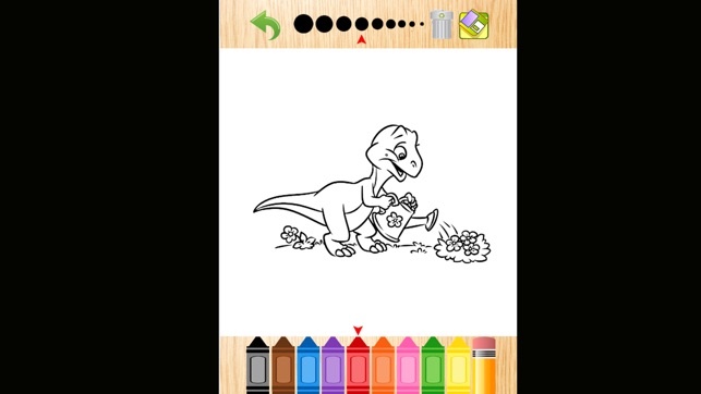 恐龍孩子著色書遊戲(圖1)-速報App