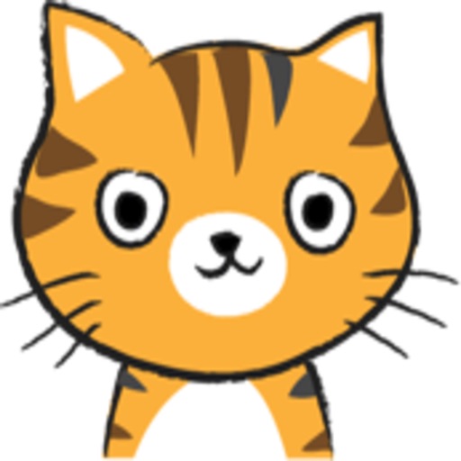 Orange Cat Cute stickers by wenpei icon