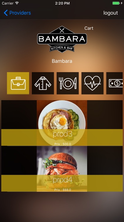 Be My Menu App