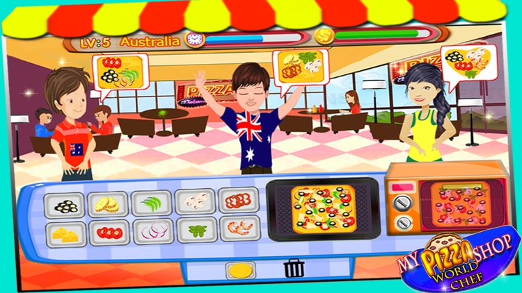 My Pizza Shop World Chef, Fast Food Cooking Games screenshot-3