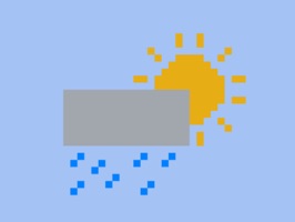 Wx - Animated Weather Stickers is a simple iMessage sticker app with 15 weather related stickers