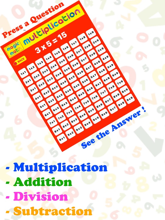 Magic Math - Multiply Add Subtract and Divide