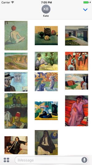 Emile Bernard Artworks Stickers