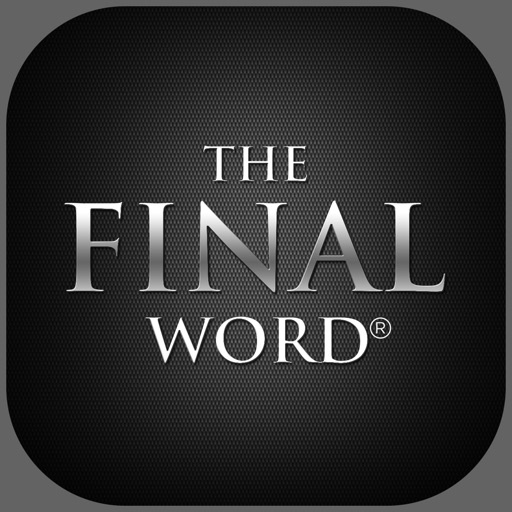 THE FINAL WORD. iOS App