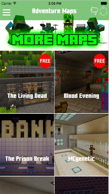 MAPS FOR MINECRAFT PE POCKET EDITION - ADVENTURE !