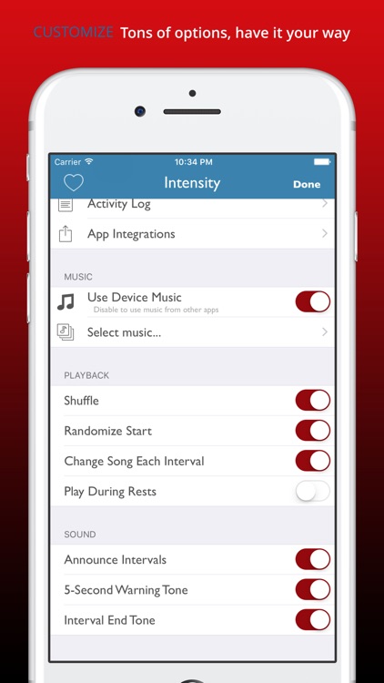 Intensity - Interval Timer HIIT Tabata Workout screenshot-4