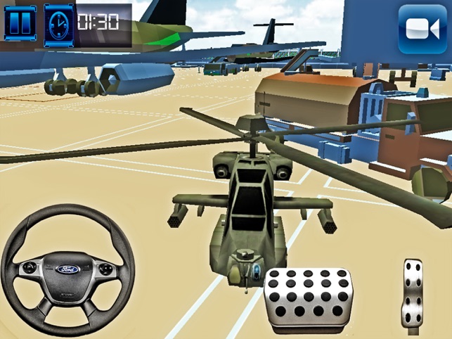 Máy bay trực thăng đậu xe Mô phỏng trò chơi 2017
