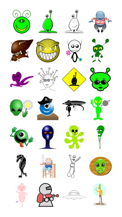 More Aliens One Sticker Pack