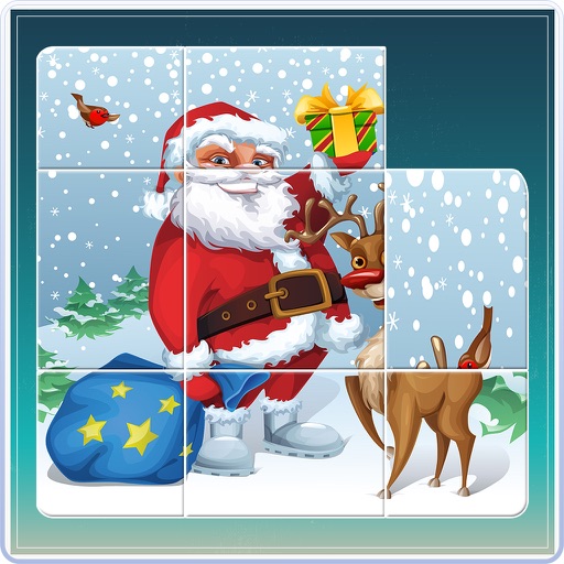 Christmas Sliding Puzzle for Kids icon