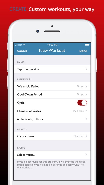 Intensity - Interval Timer HIIT Tabata Workout